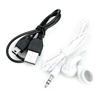 

Portable USB Cable Earphone Set For Digital Mp3 Music Player L41F