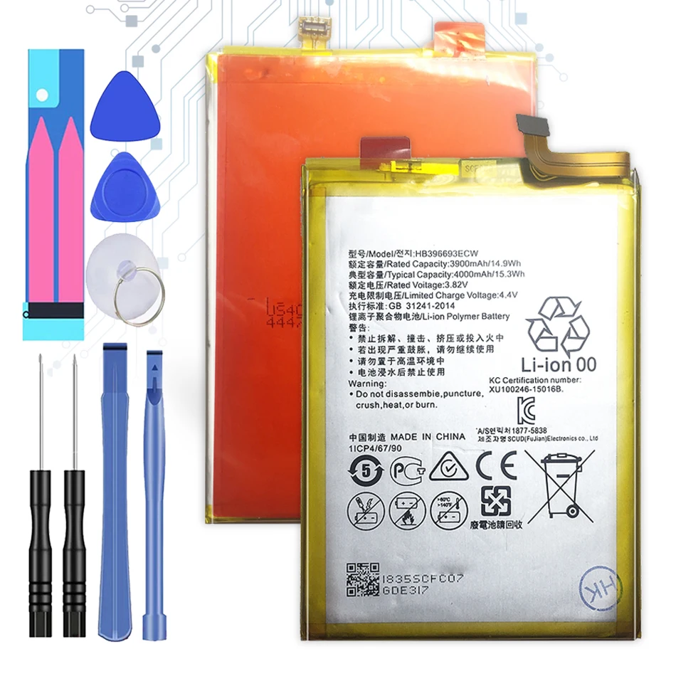 Батарея для Huawei Mate 8 Mate8 NXT AL10 TL00 CL00 DL00 батарея 3900mAh HB396693ECW с кодом