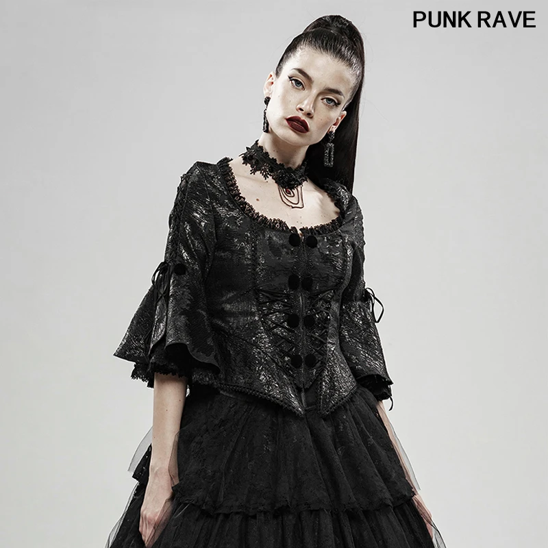 PUNK RAVE Chaqueta De Punto Con Capucha De Doble Capa Para Hombre