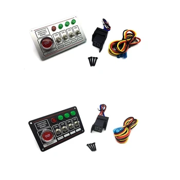 

New Arrival-12V Ignition Switch Panel Engine Push Button LED Toggle Racing Auto