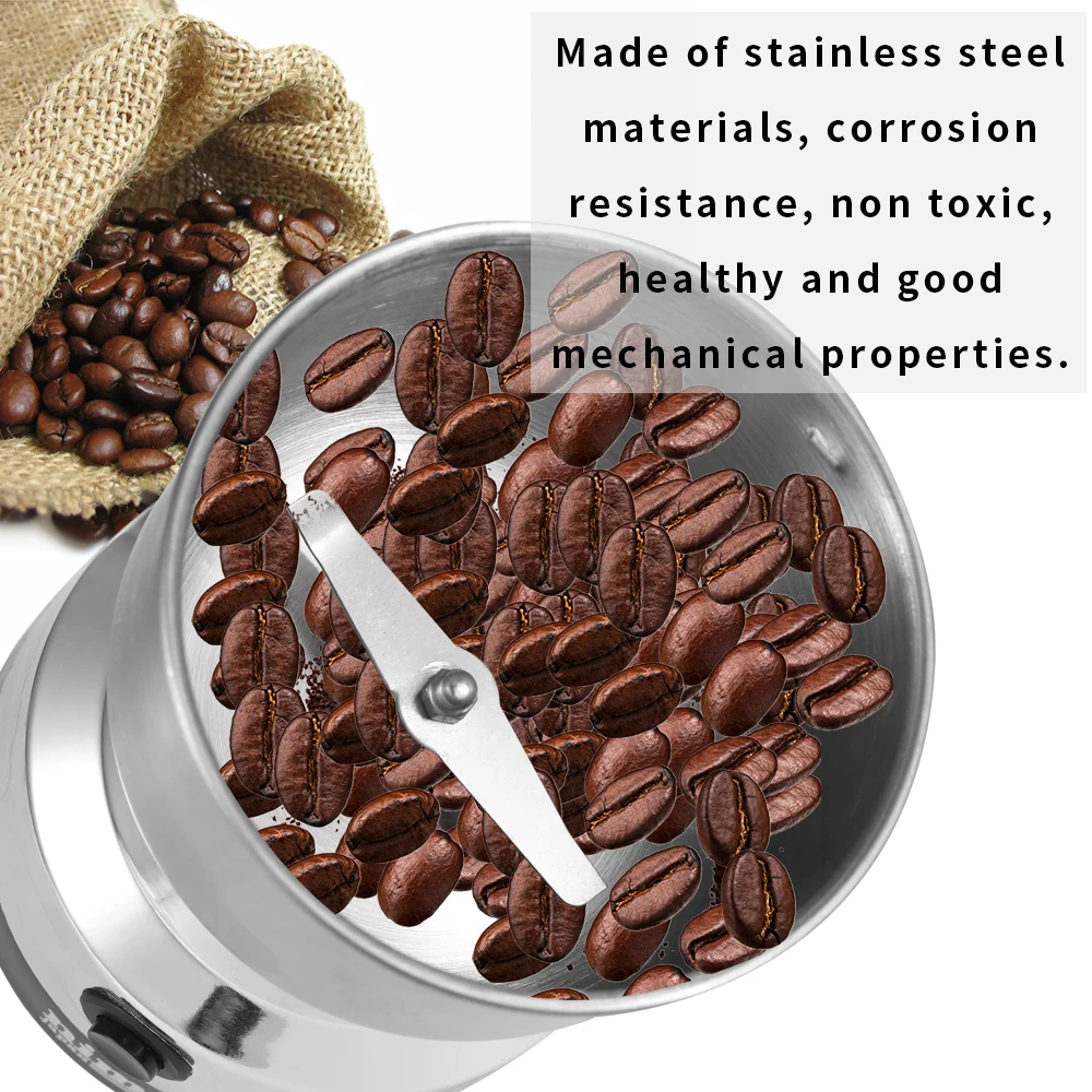 New 150w Multifunctional Electric Pepper Grinder Coffee Home Mini Stainless Steel Spice EU/US | Дом и сад