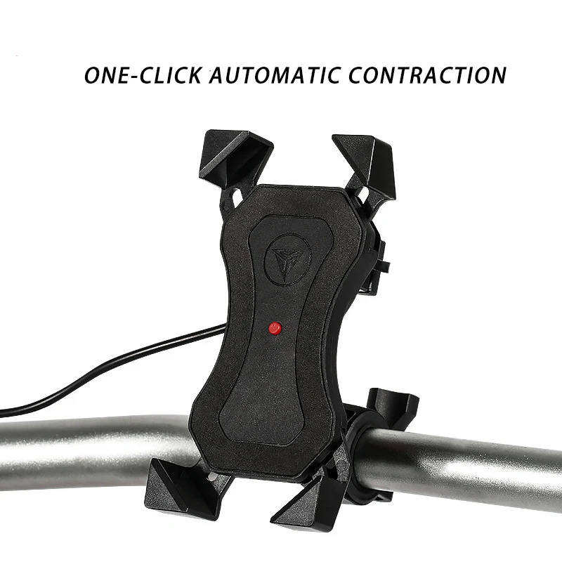 

Universal motorcycle -phone-holder 360 degree rotation moto handlebar phone holder rechargeable motocross mirror seat holder