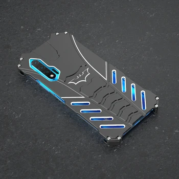 

Luxury Batman Elements Aluminum Metal Case For Huawei Nova 6 5G/ SE Slim Hard Shockproof Back Cover Case For Huawei Nova 6 5G SE