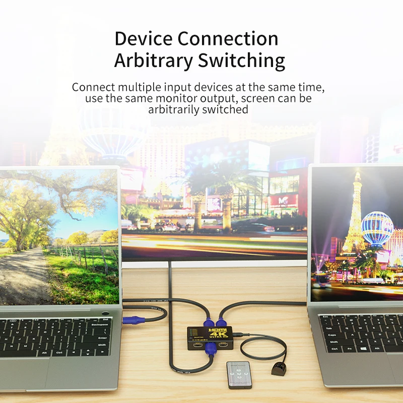 HDMI коммутатор 4K 3x1 3 вход 1 выход с ИК-пультом дистанционного управления для xbox 360 PS4 Smart Android HDTV 5 в 1 выход HDMI переключатель