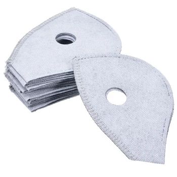 

10 PCS Outdoor Cycling PM 2.5 Activated Carbon Filters Dust Proof Anti Haze Breathable Mask Gaskets Mask Pads Healthy Protective