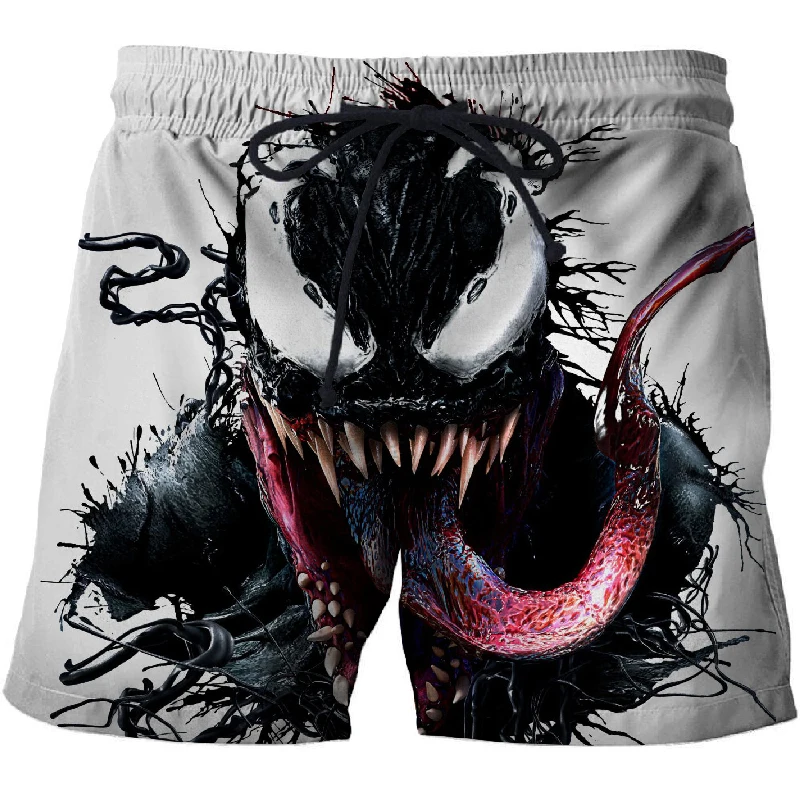 Новые мужские шорты с 3D принтом venom шорты мужские и женские летние пляжные шорты крутые шорты Удобная уличная одежда uni - Цвет: STK-305