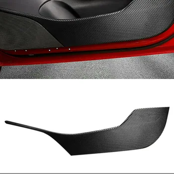 

4pcs/Set Door Anti Kick Pad Sticker Trim Black For Tesla Model 3 2017-2019 durable and practical to use Door Protector Stickers