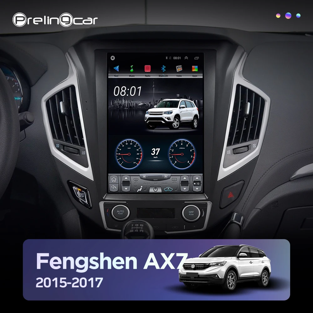 Автомагнитола мультимедийный навигатор видеоплеер для Fengshen AX7 2015 2017 2018 Tesla style