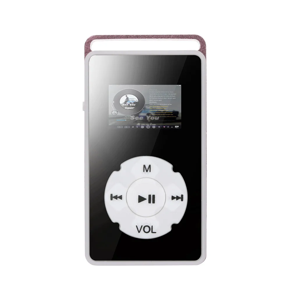 AIKEGLOBAL Hifi USB мини MP3 музыкальный плеер ЖК-экран Поддержка 32 ГБ Micro SD TF карта Спортивная Мода бренд Rechargeab F815