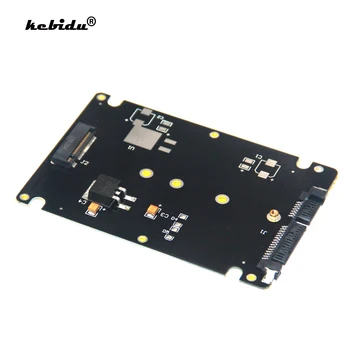 

kebidu Metal Case M.2 NGFF SSD With Enclosure Socket M2 NGFF SSD Solid State Hard Driver to 2.5 SATA 22Pin Adapter Card