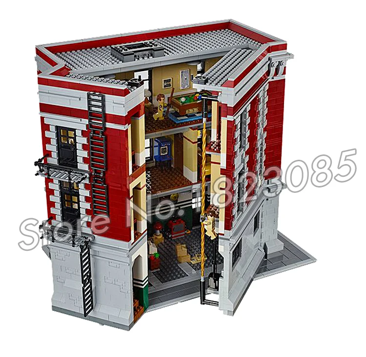 586 шт Ghostbusters Ecto 1 & 2 фильм полицейские машины 16032 фигурки строительные блоки