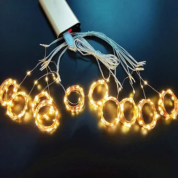 

200/300 LED Fairy String Lights Solar Battery 8 Modes USB Curtain Window Decors Home Christmas Wedding Party Decoration Garland