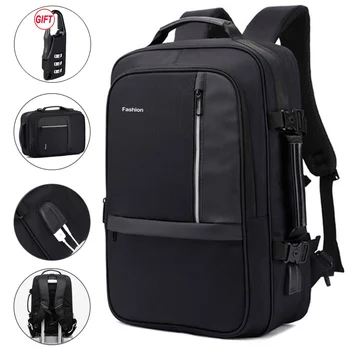 

Men Backpack Travel Bag Capacity Anti Theft Laptop Bagpack 15.6 Men's Back Pack USB Charging Anti-theft Backpacks School Bags