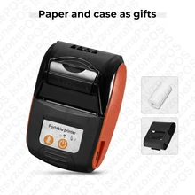 ISSYZONEPOS Android Bluetooth Printer Mobile Wireless Mini Barcode 58mm Thermal Receipt POS Printer iOS Phone Free SDK Software hoin hop h58 58mm wireless thermal printer bluetooth esc pos usb recepit printing machine support android ios cash drawer