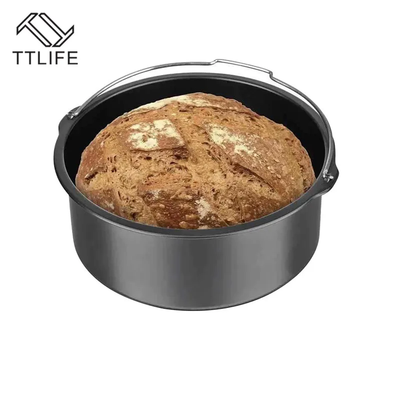 TTLIFE 6 &quot7&quot 8 &quotВоздушная фритюрница антипригарная тортовая бочка блюдо для