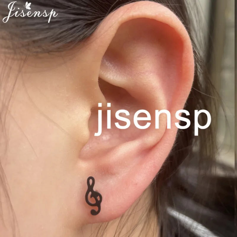 Mini-Musik-Ohrringe aus Edelstahl für Damen, Alltagsschmuck, niedliche Flasche, Still-Ohrringe, Ohrstecker, Boho-Baum des Lebens, Ohrpiercing – Detail 26