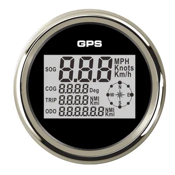 

85mm Digital GPS Speedometer Odometer 0-999 knots km/h mph With Backlight For Car Boat Motorcycle Yacht Vessel Vehicle 12V/24V