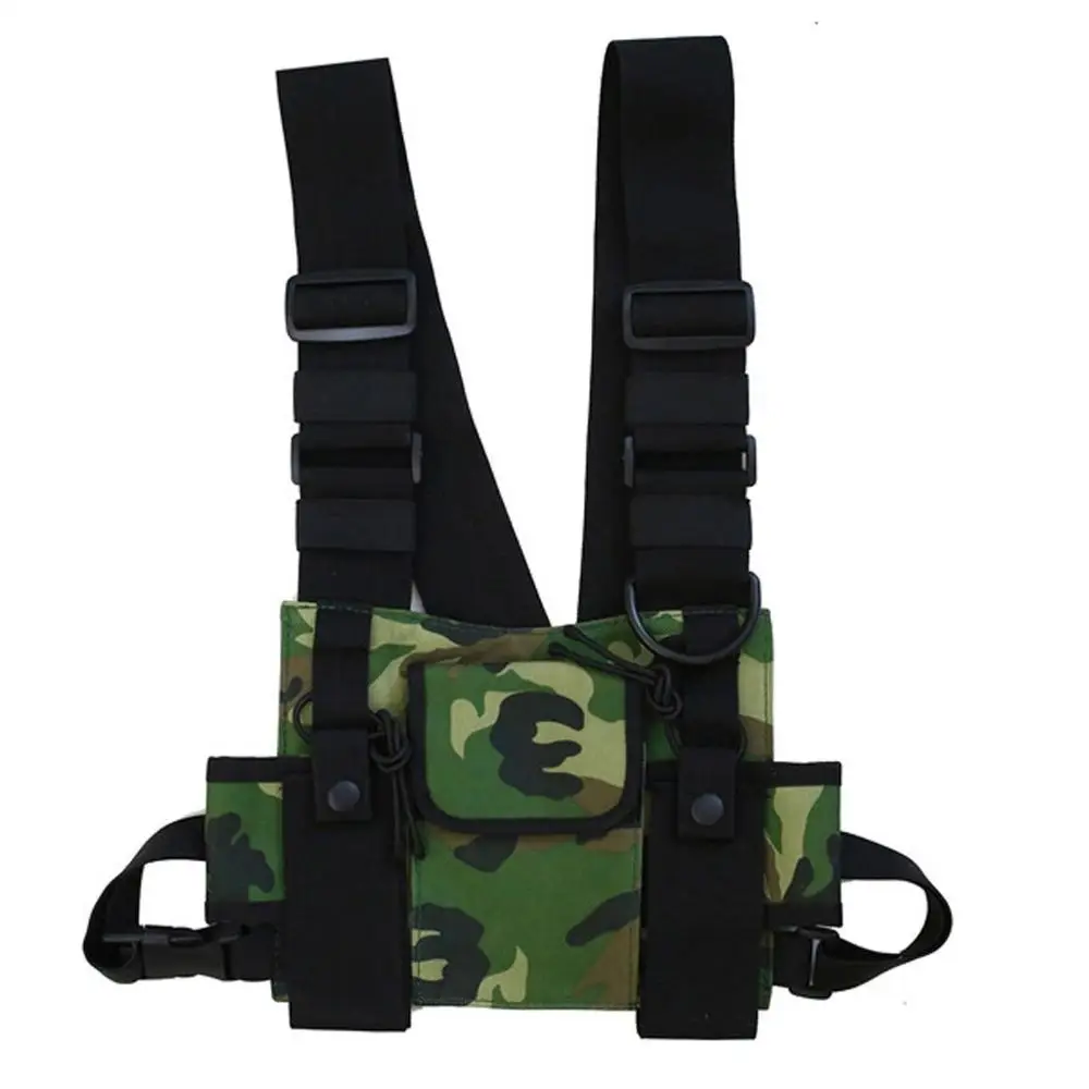 

Front Backpack Unisex Trend Multi-Function Waterproof Backpack Oxford Chest Bag Vest Bag School Bag Backpack mochila feminina