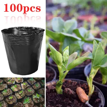

100pcs/set Flower Seedling Pots Plastic Nursery Pot Seedling Tray Home Garden Plant Pot Nursery Succulent Flowerpot