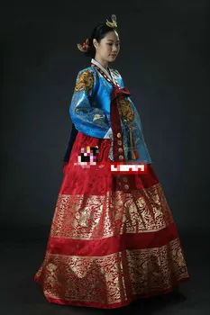 

Hanbok Dress Traditional Korean Ceremony Costume DANGUI Korean Royal Costume