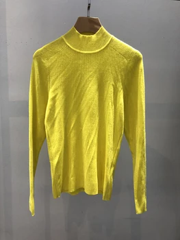 

2020 Autumn New Style Magic Thin Turtleneck Base Knitted Pullover Sweater