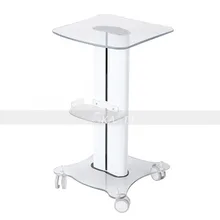 Горячий Стиль Пьедестал Собранный алюминиевый сплав колесная тележка для лица красоты машины салонного использования