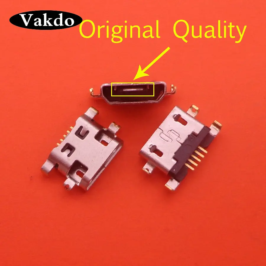 1000 шт./лот Micro mini USB зарядный порт Разъем для Lenovo A708t S890/для Alcatel 7040N/для HuaWei G7 TL00|Шлейфы мобильных телефонов| |
