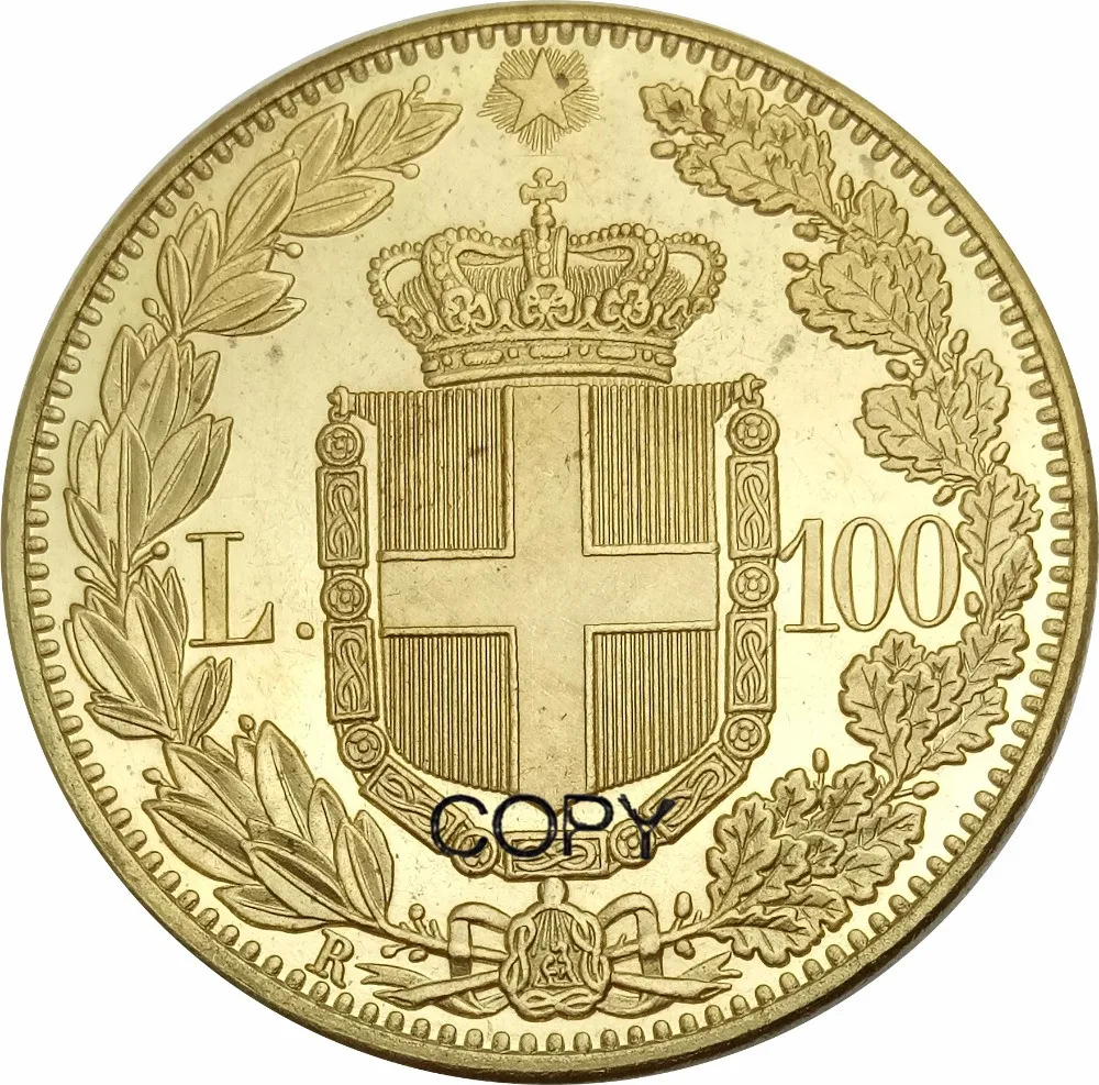 Монета из латуни 100 Lire Umberto I 1891 R|coin coins|coin copycoin italy |