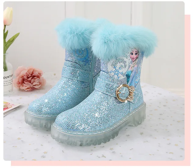 Disney Brand Frozen Girls Snow Boots 