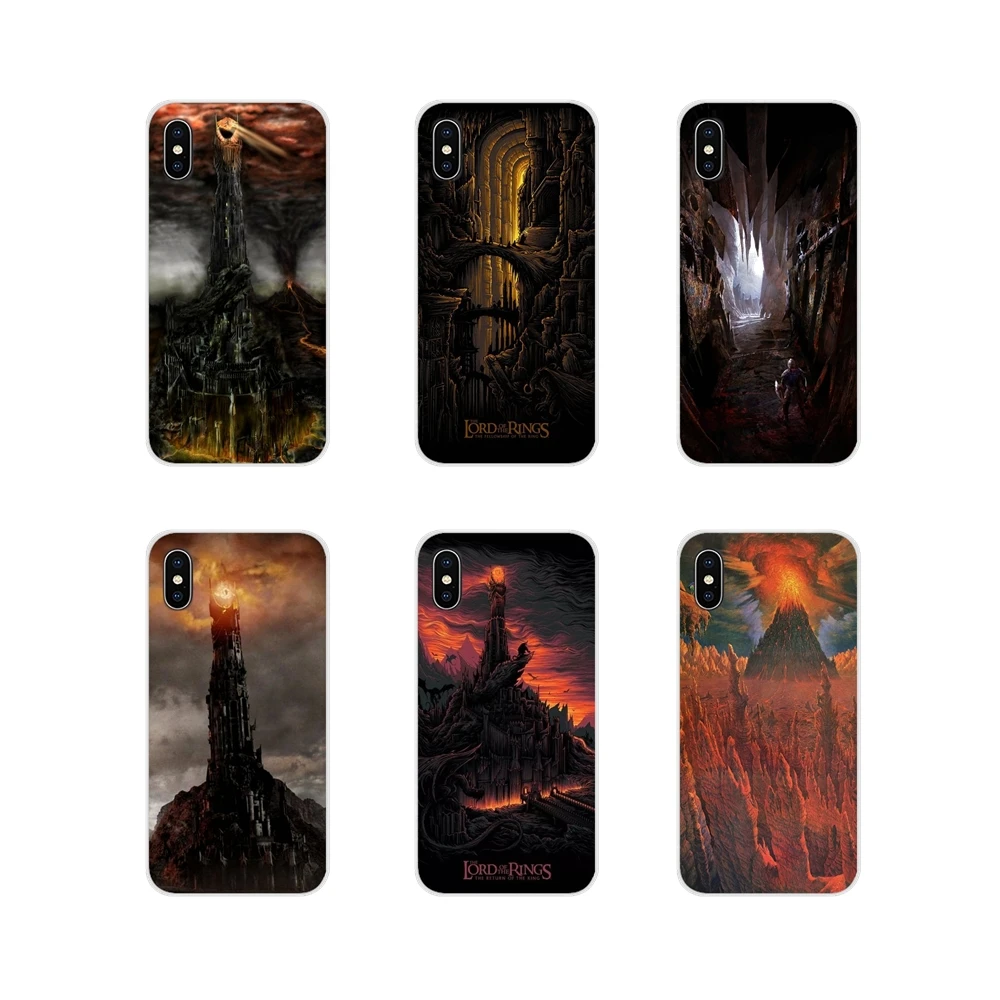 Силиконовый чехол для телефона Apple iPhone X XR XS 11Pro MAX 4S 5C SE 6S 7 8 Plus ipod touch 5 6 Mordor Lord Of The Ring