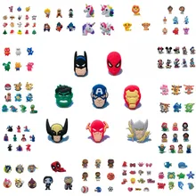 1000 шт. Микки флеш-накопителей “Мстители” из мультфильма, популярная яркая детская одежда с рисунком персонажей из ПВХ-подвески для обуви с надписью «Unicorns беременной женщины прелестные туфли Аксессуары декор обуви пряжки браслет шарма подарок для детей