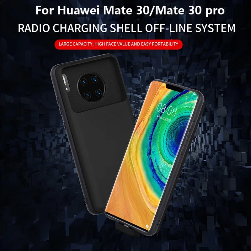 Для huawei mate 30 Чехол для зарядного устройства ультра тонкий внешний аккумулятор чехол для зарядки для huawei mate 30 pro Чехол для аккумулятора