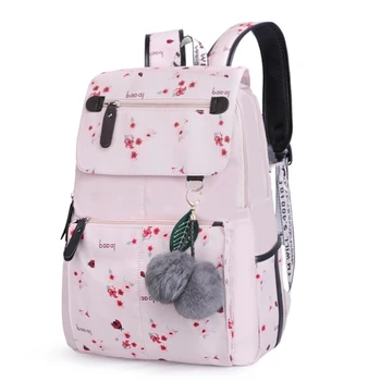 

LJL-School Bags for Girls Female Laptop Backpack Usb Backpack Children Backpacks Cute Cat School Backpack for Girls Bag Pack