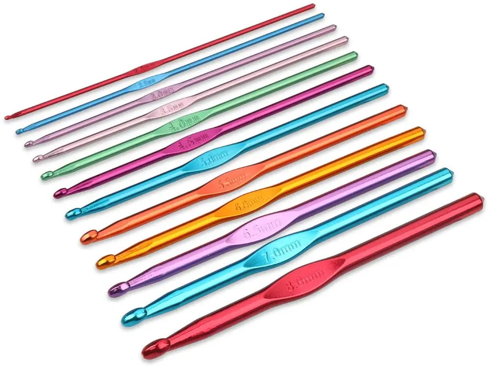 New Metal Knitting Needles Crochet Hooks Handmade DIY Hand Craft