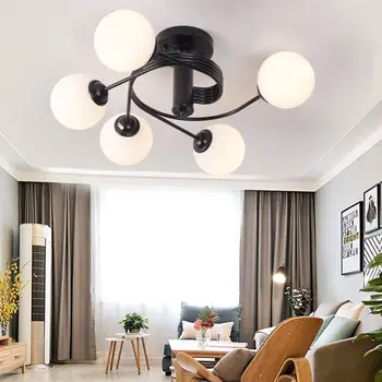 

Nordic LED Chandelier Living Room Bedroom Decoration Ceiling Chandeliers Creative Retro Home Master Bedroom Lighting AC90-260V