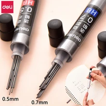 48 баррель механические стержни для карандаша пресс тип 0,5 мм 0,7 мм автоматическое HB карандаш грифель не грязные руки офисные школьные канцелярские принадлежности