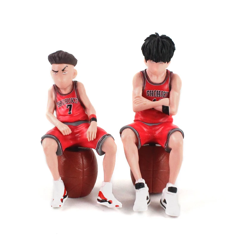 Hot 5pcs/set Slam Dunk Action Figure Toys Hanamichi Sakuragi Rukawa Kaede Akagi Takenori Miyagi Ryota Anime Figure Model Toys