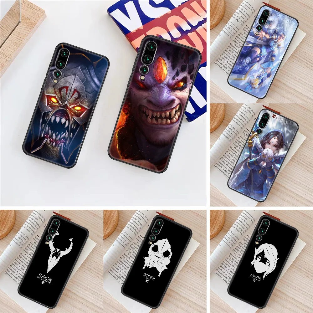 Чехол для телефона Dota 2 Game Huawei P Mate P10 P20 P30 P40 10 20 Smart Z Pro Lite 2019 черный роскошный бампер