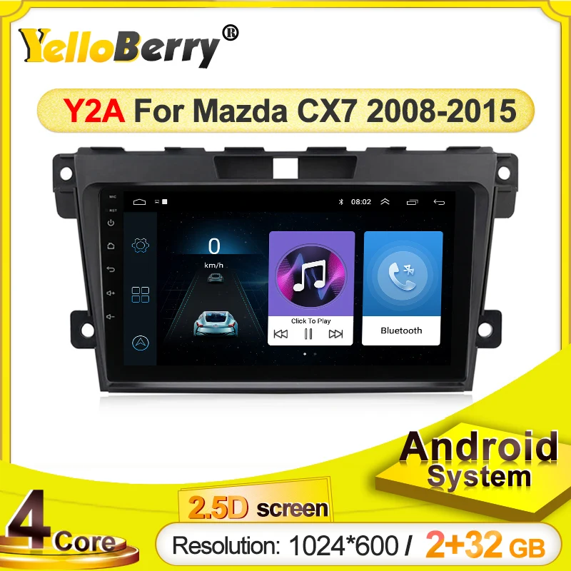 Автомобильный мультимедийный плеер Android для Mazda CX7 CX-7 CX 7 ER 2008 - 2015 GPS навигация
