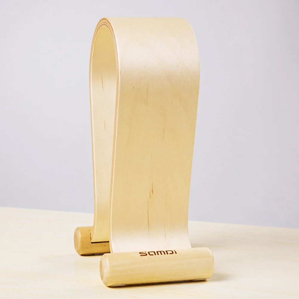 Samdi U Shape Wooden Headphones Stand Holder Universal for Sony Headset Desk Display Shelf Rack Hanger Stand Bracket for AKG