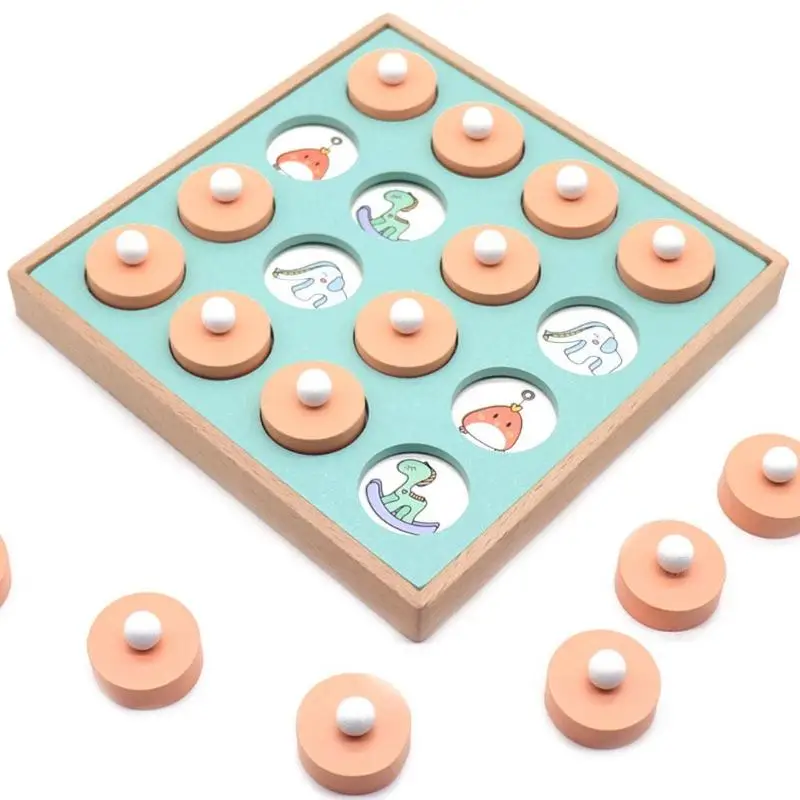Деревянные детские игрушки игра памяти шахматы-палочки игра Забавный блок настольная игра развивающие цветные когнитивные игрушки умения для детей