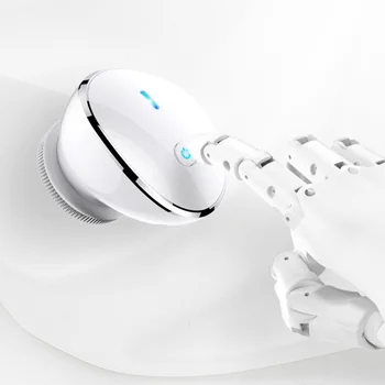 

Facial Cleansing Brush Deeper Cleanse 2 in 1 Heated Massager and High Frequency Vibrations Detachable Silicone Head for Exfoliat