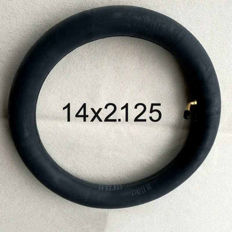 Bike Inner Tubes Solid Tyre for Xiaomi Mijia M365 Electric Scooter 14 x 2.125/14 x 2.50 Durable Thick Wheel Tire Bent Valve Stem