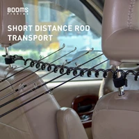 Booms Fishing VTC Vehicle Rod Transport Cord Headrest Mount Coiled Rod Holder Fishing Rod Gear Holder Vehicle Fishing Rod 2