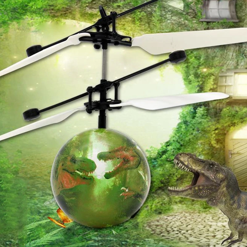 Горячий инфракрасный индукционный беспилотный Летающий светодиодный фонарь с подсветкой, шариковый вертолет для детей, игрушка для детей