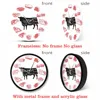 Angus Beef Chart Minimalist Wall Clock Steak House Farmhouse Kitchen Wall Art Silent Quartz Clock Cow Meat Cut Butcher Art Clock 4