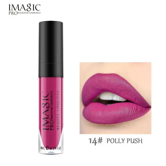 Tint Lip Gloss 14 IMAGIC ТИНТ блеск для губ Макияж жидкая помада для губ Косметика водостойкая матовая помада телесный оттенок блеск для губ 23 Цвета - Цвет: Tint Lip Gloss 14