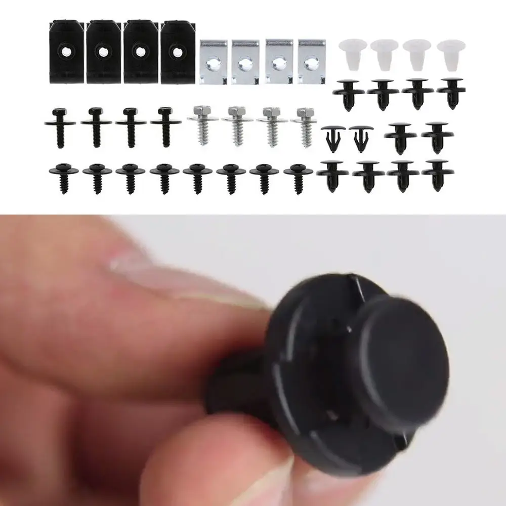 

40* Car Engine Undertray Cover Clip Bottom Shield Guard Screw For Toyota Engine Guard Plate Screw Chassis Fixed Buckle