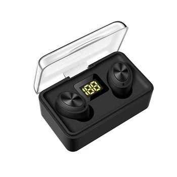 

CRSCN earphone bluetooth wireless eardphone with microphone sport gaming truly in ear headset tws 3D stereo noise canceling