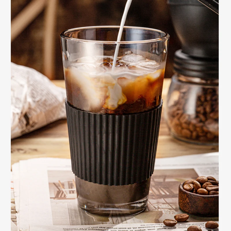 Glass Coffee Cups, Glass Straw Cup, Juice Glasses